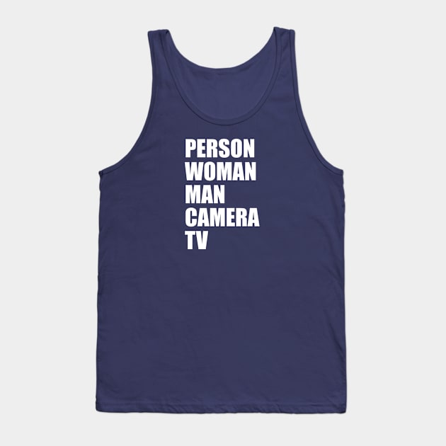 Person, Woman, Man, Camera, TV Tank Top by Neon-Light